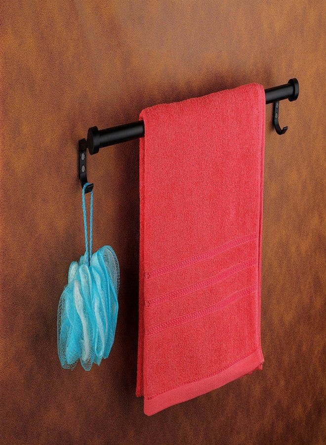 iStar Stainless Steel 304 Grade Towel Hanger for Bathroom/Towel Rod/Bar/Bathroom Accessories (Matt Black) - Image 2